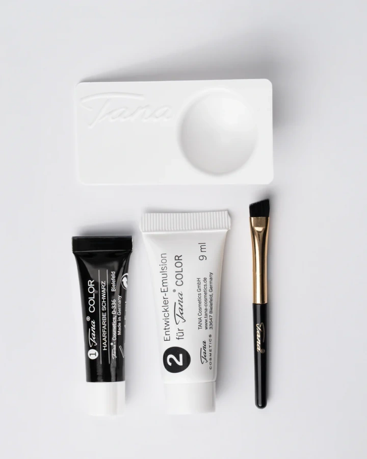 TANA-COSMETICS COLOR TARTÓS SZEMÖLDÖK ÉS SZEMPILLAFESTÉK KICSI FEKETE kb 20 festés