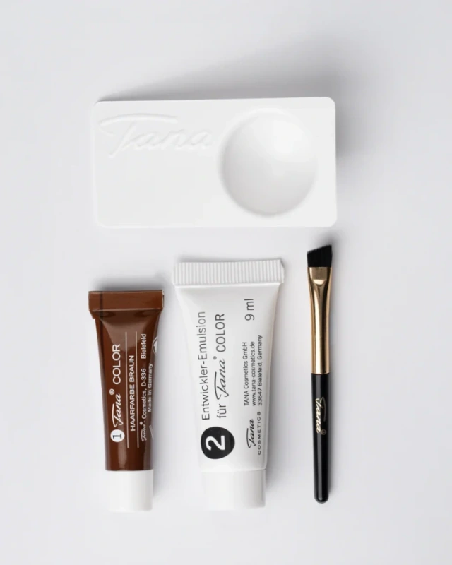 TANA-COSMETICS COLOR TARTÓS SZEMÖLDÖK ÉS SZEMPILLAFESTÉK KICSI BARNA kb 20 festés 2