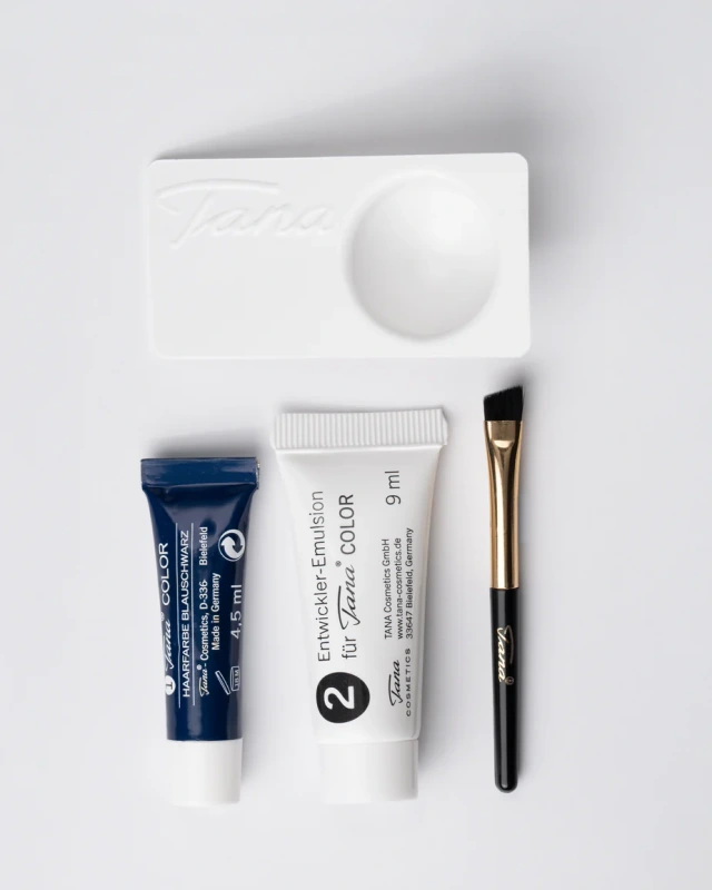 TANA-COSMETICS COLOR TARTÓS SZEMÖLDÖK ÉS SZEMPILLAFESTÉK KICSI KÉKFEKETE kb 20 festés