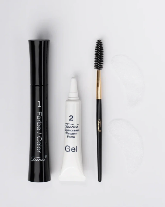 TANA-COSMETICS COLOR EASY SZEMPILLA ÉS SZEMÖLDŐKFESTÉK BARNA / kb 30 alkalmazásra/ 2