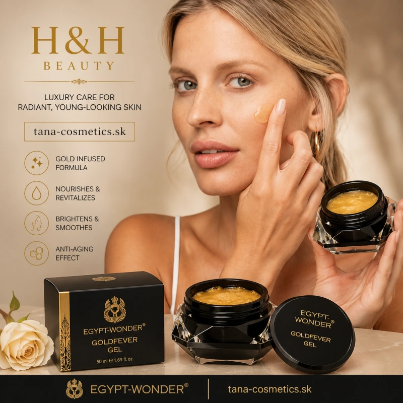Egypt-Wonder Goldfever Gel krém 50 ml – luxus arckrém arannyal