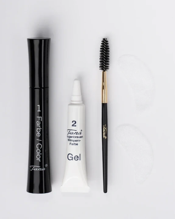 TANA-COSMETICS COLOR EASY SZEMPILLA ÉS SZEMÖLDŐKFESTÉK FEKETE / kb 30 alkalmazásra/ 2